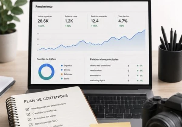 SEO contenido y recursos visuales para potenciar sitios web